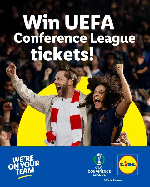 Win match tickets for the UEFA Conference League Shamrock Rovers vs NK Celje