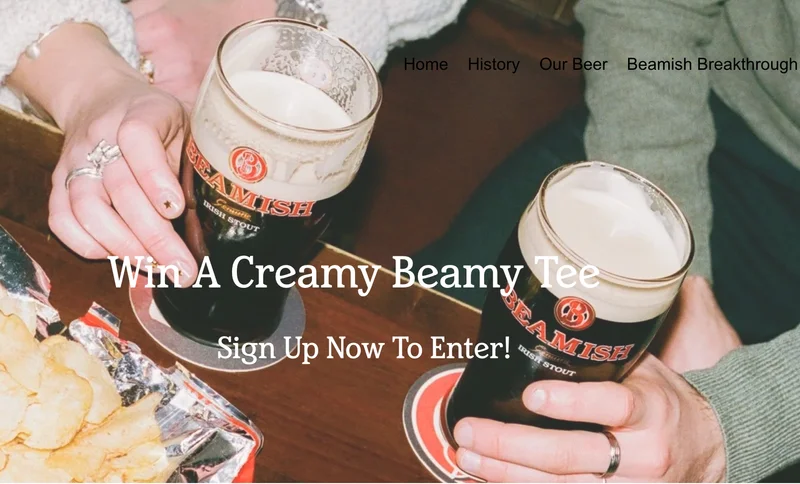 Win A Creamy Beamy Tee