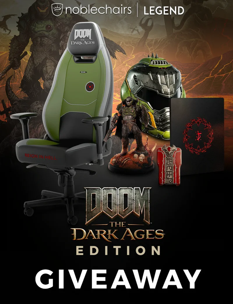 Win noblechairs LEGEND DOOM: The Dark Ages Edition