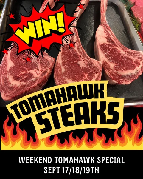 Win a Tomahawk Steak