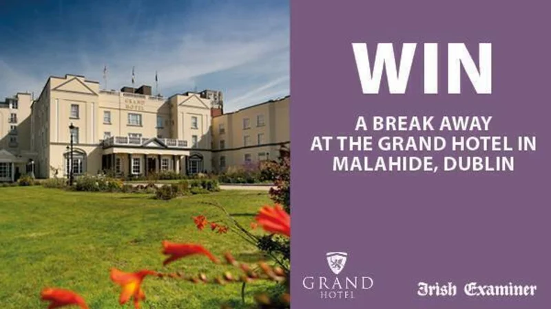 Win a break away at The Grand Hotel in Malahide, Dublin