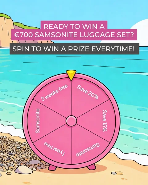 Win a A Samsonite luggage set valued at €700