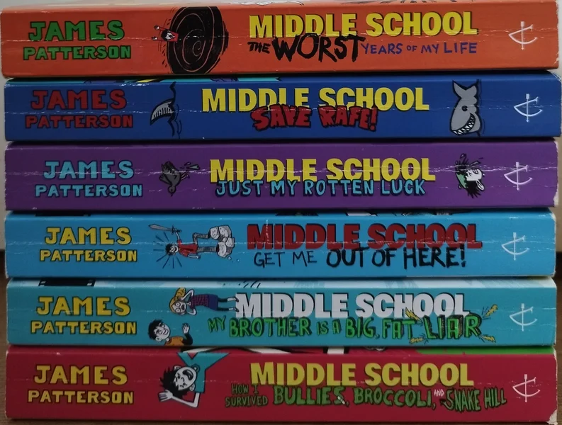 Win books from James Patterson`s Middle School Series