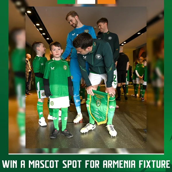 Win a mascot spot for the upcoming FIFA World Cup qualifying clash with Armenia