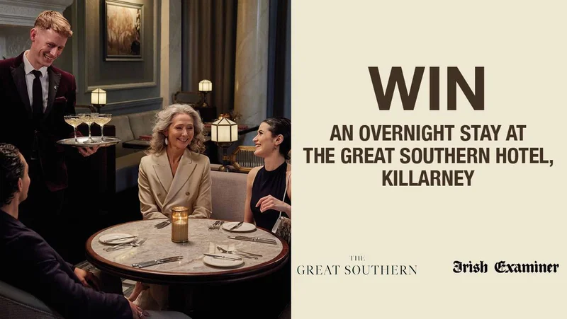 Win an overnight stay at The Great Southern Hotel, Killarney