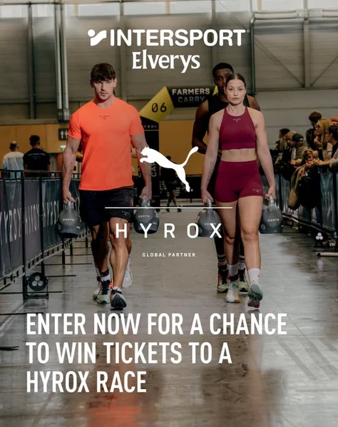 Win Hyrox Tickets With Intersport Elverys & Puma
