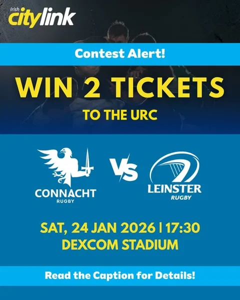 Win 2 Tickets to Connacht Rugby v Leinster Rugby