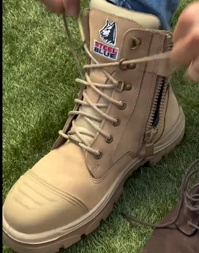 Win a pair of Steel Blue Southern Cross Zip S3 work boots