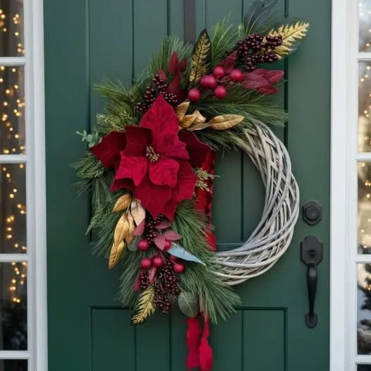 Win this stunning luxury Christmas wreath