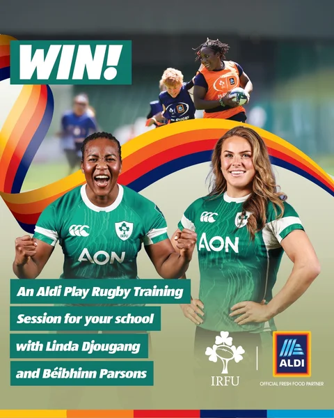 Win an Aldi Play Rugby training session for your primary school