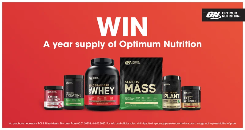 Win a year supply of Optimum Nutrition