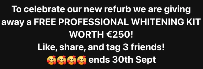 Win a Professional Whitening Kit Worth €250