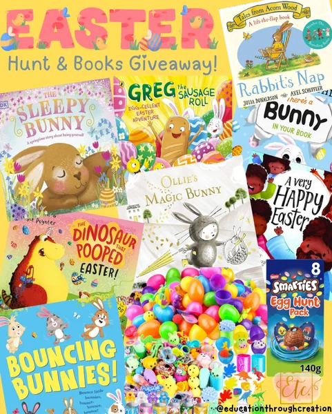 Win this Easter Hunt and Books Giveaway