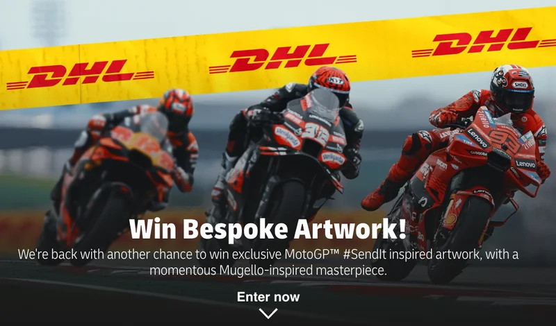 Win exclusive MotoGP™ #SendIt inspired artwork