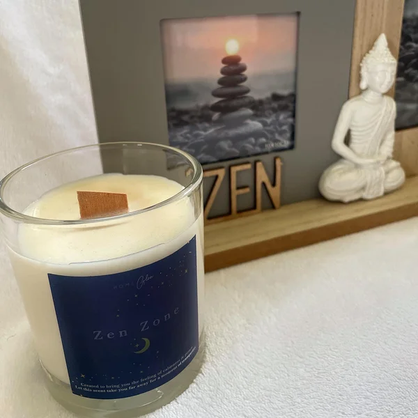 Win Zen Zone crackling Woodwick Candle