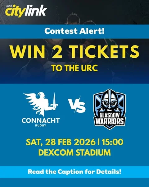 Win tickets to Connacht Rugby v Glasgow Warriors