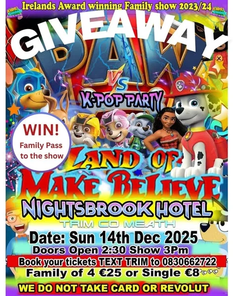 Win tickets to PAW Patrol vs K-Pop Party