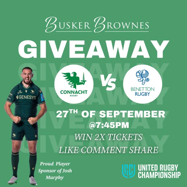 Win two tickets to this Saturday's Connacht vs. Benetton