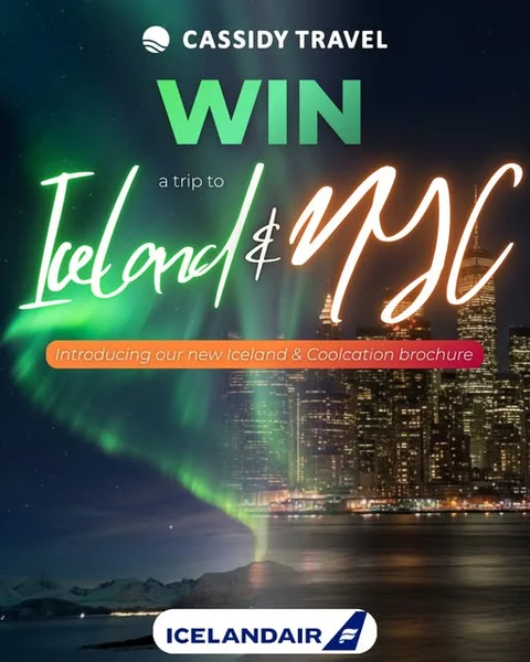 Win a Reykjavik & New York Twin Centre Holiday for 2 from Cassidy Travel