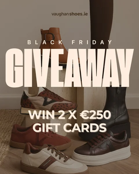 Win 2 x €250 Vaughan Shoes Gift Cards