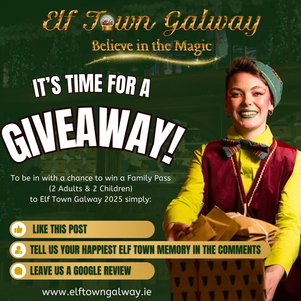 Win a Family Pass to Elf Town Galway 2025