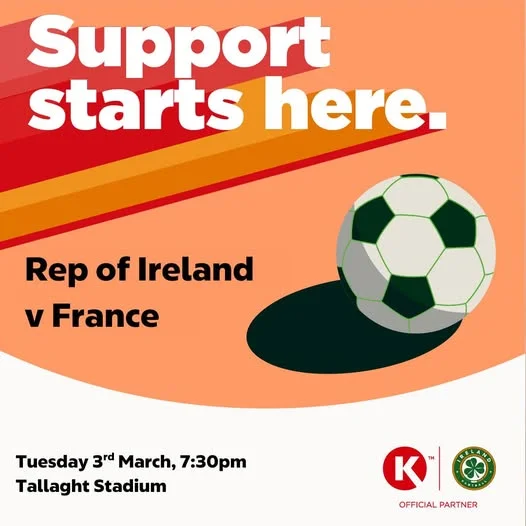 Win 2 tickets to see the Republic of Ireland Women's National football team take on France