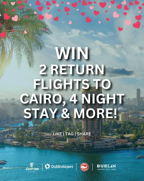 Win a Trip to Cairo from Dublin Airport