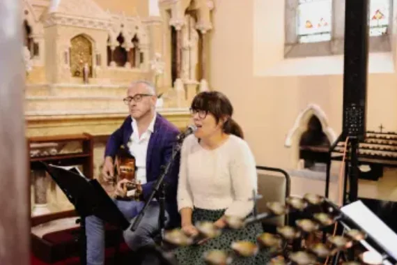 Win your ceremony music with Something Blue Acoustics