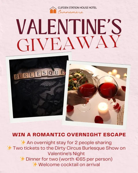 Win a romantic overnight escape for two.