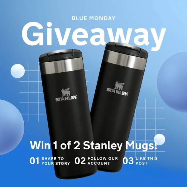 Win a stylish Stanley Travel Mug each