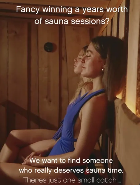 Win €1,000 of sauna sessions