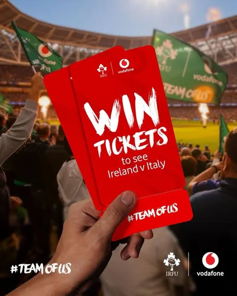 Win a pair of tickets to the Women’s Six Nations game from Vodafone