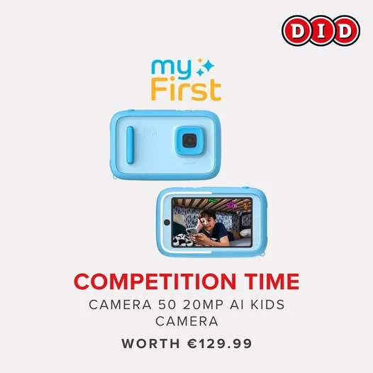 Win the ultimate First Camera for your little Photographer from DID Electrical