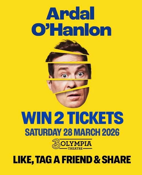 Win 2 tickets to see Ardal O'Hanlon