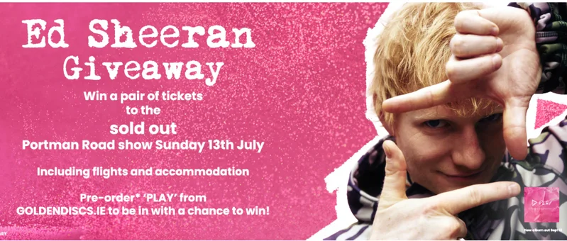 Site faviconWin a trip to Ipswich to see Ed Sheeran