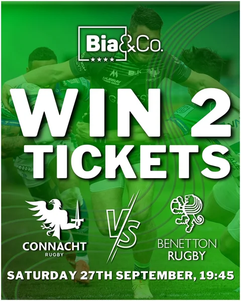 Win 2 tickets to see Connacht Rugby vs Benetton Rugby on Saturday