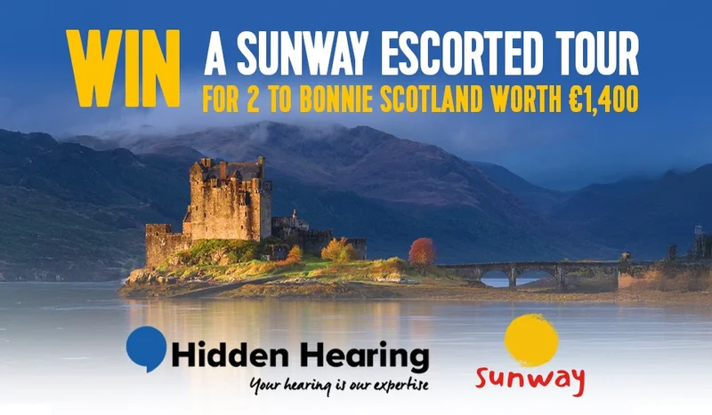 Bonnie Scotland Escorted Tour Giveaway with Sunway and Hidden Hearing