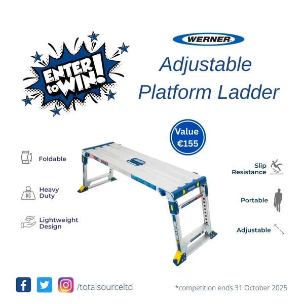 Win an Adjustable Werner Platform ladder