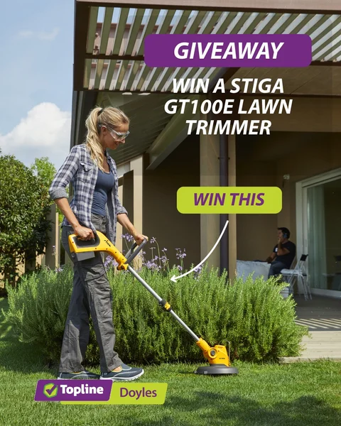Win a STIGA GT100e Lawn Trimmer from Topline Doyles