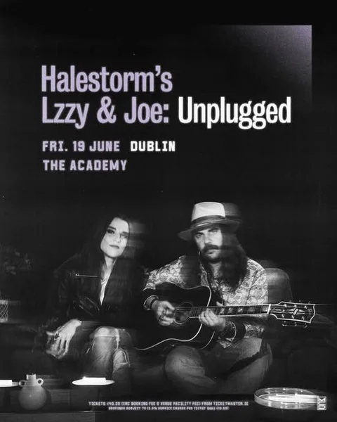 Win x 2 tickets to see Halestorm’s Lzzy & Joe: Unplugged at The Academy
