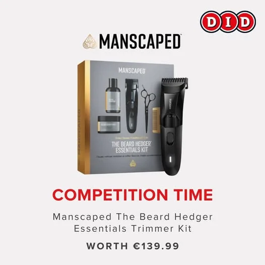 Win a Manscaped The Beard Hedger Essentials Trimmer Kit from DID Electrical