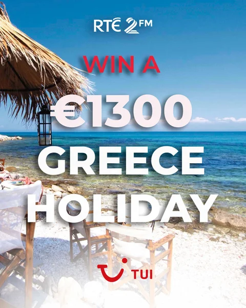 Win a €1,300 @tuiireland Holiday to Greece