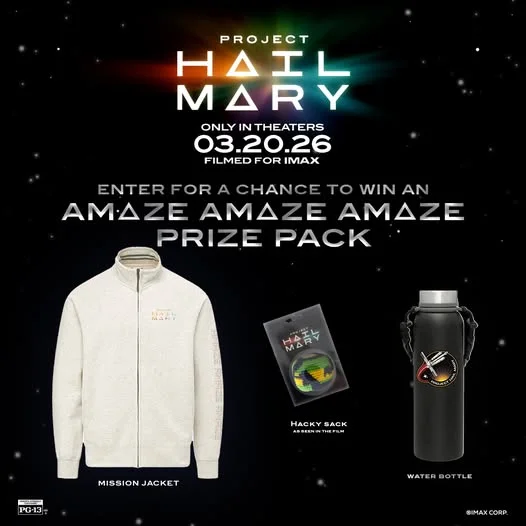 Win 1 of 4 Project Hail Mary Prize Packs
