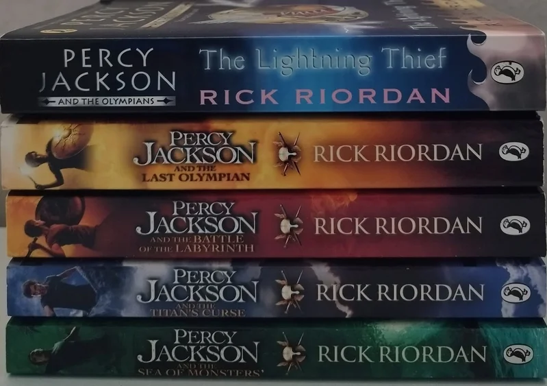 Win books of the Percy Jackson series by Rick Riordan