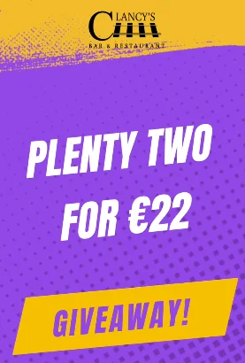 Win a two course meal for two people