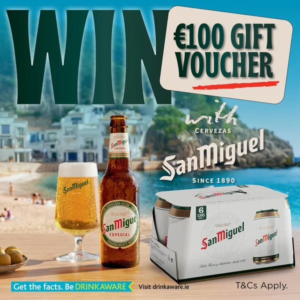 Win a €100 Voucher thanks to San Miguel