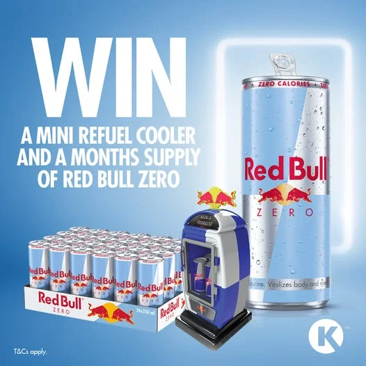Win a mini Red Bull cooler PLUS a month’s supply of Red Bull Zero