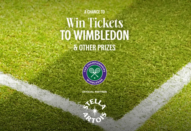 Win tickets to Wimbledon & other prizes