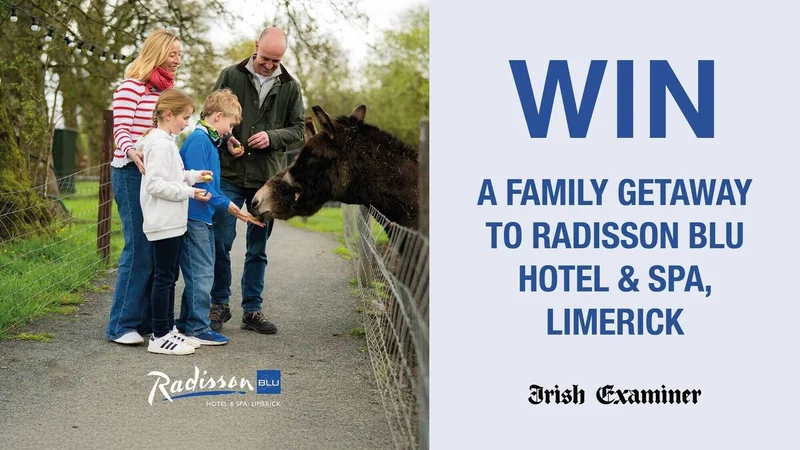 Win a family getaway to Radisson Blu hotel and spa, Limerick