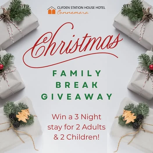 Win a Three-Night Family Break at Clifden Station House Hotel